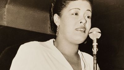 America jazz singer Billie Holiday, 1943. (gelatin silver print)