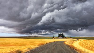 Thunderstorm cumulonimbus clouds above Montana. weather storm thunderstorm atmospheric disturbance cumulonimbus clouds thunder and lightning Homepage blog 2011, science and technology