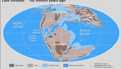 Jurassic paleogeography