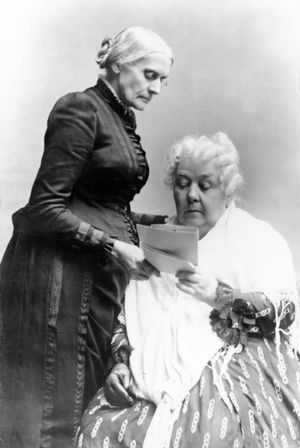 Elizabeth Cady Stanton and Susan B. Anthony