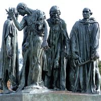 Rodin's The Burghers of Calais at Calais