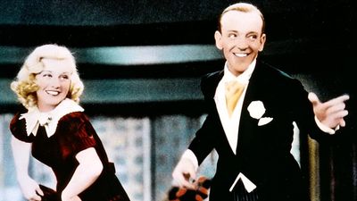 Ginger Rogers and Fred Astaire in the motion picture "Swing Time" (1936); directed by George Stevens. (movie, film, musical)