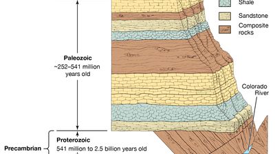 Grand Canyon rock layering