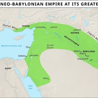 Neo-Babylonian empire at its greatest extent