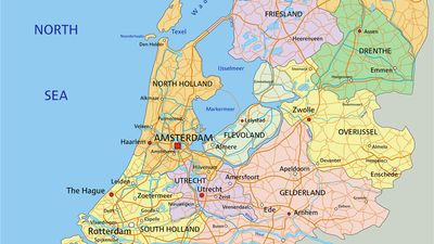 Map of the Netherlands