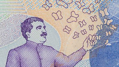 Nobel Prize Gabriel Garcia Marquez on the Fifty Thousand Colombian Pesos Bill