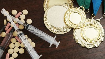 Doping in sport concept, olympic