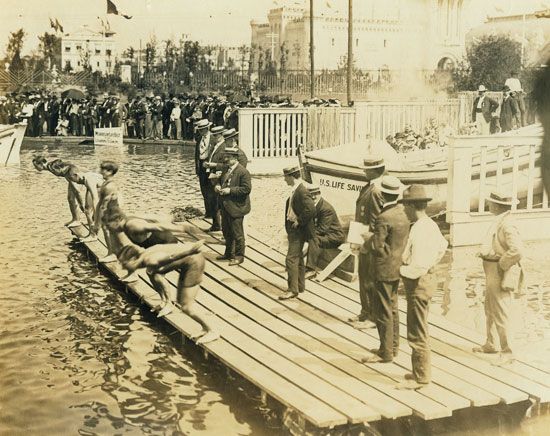 St. Louis 1904 Olympic swimmers