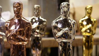 Oscar statuettes in various stages of plating on a R.S. Owens & Company plating room workbench Jan. 23, 2008 in Chicago, Illinois. R.S. Owens manufactures the Oscar statuettes which are presented at the annual Academy Awards. The Oscars