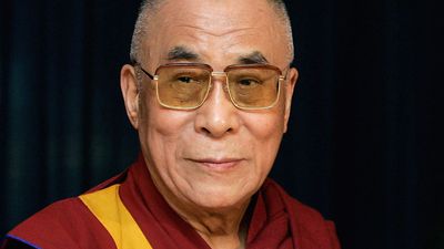 Tibetan leader Dalai Lama, 2008.