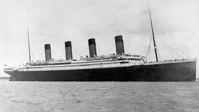 The Titanic. (disasters, ships)