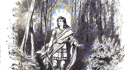 Vali (or Ali), in Norse mythology, a son of the principal god, Odin, and a giantess named Rinda.