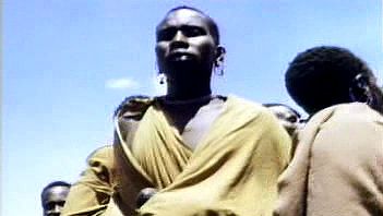 Glimpse nomadic Maasai warriors performing a traditional dance of their forefathers in Kenya